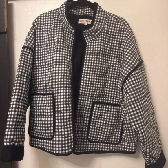 Chloe quilted jacket gingham - Picture 2 of 2
